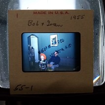 Halloween 1954 Red KODACHROME Cowboy Trick Or Treat VTG 35mm Found Slide Photo - £11.76 GBP