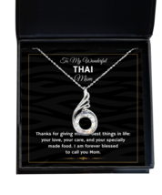 Thai Mom Necklace Gifts - To My Wonderful Mom - Phoenix Pendant Jewelry  - £39.07 GBP