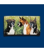 Wallet BOXER Dog Breed Tri-fold Wallet Checkbook...Reduced Price - £10.26 GBP