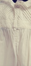 Child's Long Gown Eyelet Lace Detailed Handmade Edwardian Style image 9