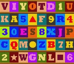 pepita Alphabet Boxes Needlepoint Canvas - £70.97 GBP