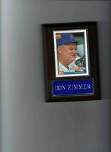 Don Zimmer Plaque Baseball Chicago Cubs Mlb C - £1.57 GBP