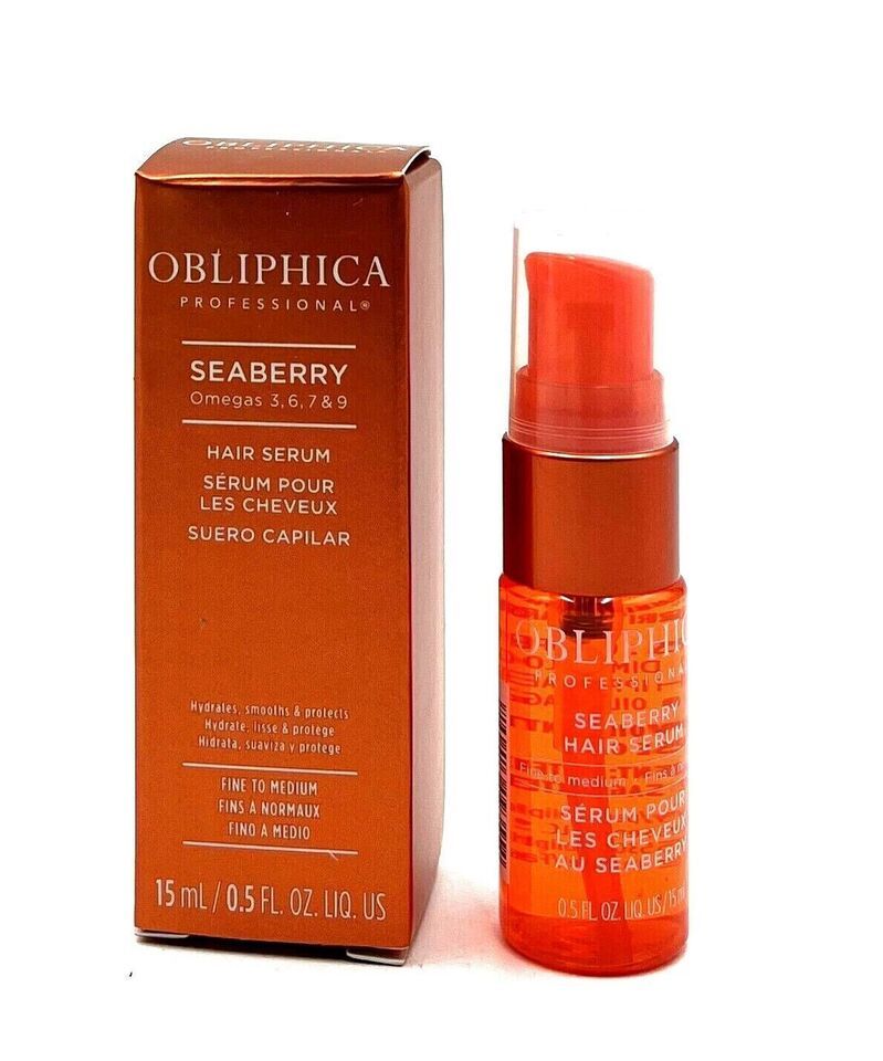 Obliphica Seaberry Hair Serum Fine To Medium Hair 0.5 oz - $16.64