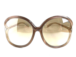 Tom Ford 59mm Beige  Oversized Women&#39;s Sunglasses T1 - £117.26 GBP
