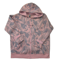 NWT Adidas x Stella McCartney Essential Hoodie in Pink Grey Floral Full ... - £54.12 GBP