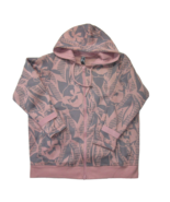 NWT Adidas x Stella McCartney Essential Hoodie in Pink Grey Floral Full ... - £54.51 GBP