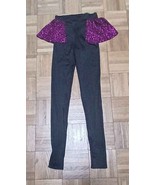 2 pair of Black Dance  pants, Purple sequins or red ball trim   Adult  s... - $26.49 CAD