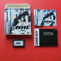 Game Boy Advance NHL 2002 Hockey Complete with Manual Box GBA Authentic Saves - £66.46 GBP