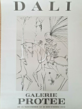 Dalí - Original Exhibition Poster – Protee Gallery – Very Rare - Poster -... - £112.41 GBP