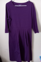 Appleseed’s Medium Purple Long Sleeve Dress Very simple and plain Looks new - £13.23 GBP