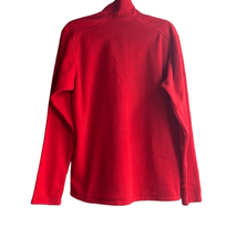Helly Hansen Mens Size Medium Fleece Daybreaker Jacket Red Pullover 1/4 Zip - £29.78 GBP