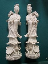 Compatible with Vintage Chinese Kwan-Yin Blanc De Chine Porcelain Sculpture in P - £83.15 GBP+