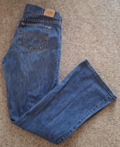 Abercrombie &amp; Fitch Jeans Women 10R  Flare Leg Vintage Distressed 32x32 USA Made - £18.96 GBP