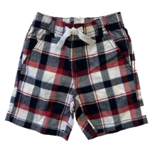 Gymboree Toddler Boy Shorts Plaid Red Blue White 18-24 Months - $5.87
