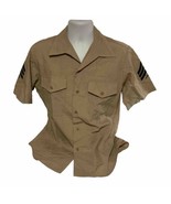 DSCP Valor Collection USMC LCPL Mens Dress Blues Short Sleeve Shirt - £10.37 GBP