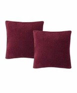 Morgan Home Sherpa Set of 2 18 x 18 Deco Grey Decorative Pillow - $24.75