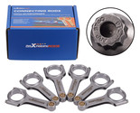 6x Racing Steel H-Beam Connecting Rods ARP Bolts For BMW M3 E36 E46 S50 ... - $554.38