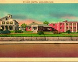 St Luke Hospital Middleboro Massachusetts MA UNP Linen Postcard  D12 - $2.92