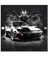 1982 Chevy Corvette Poster - 33.1&quot; x 33.1&quot; - Semi Gloss - $744.42 MXN