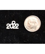 2022 Year antique silver Charm Pendant or Necklace Charm - £8.96 GBP