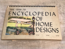 1969 1970 Encyclopedia Home Design Floor Plan Interior House Builder Blueprints - £208.55 GBP