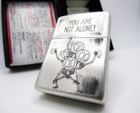 Funny Skull Etching You are not alone Zippo 2019 MIB - £59.18 GBP
