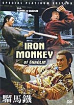 Iron Monkey Of Shaolin Hong Kong Kung Fu Martial Arts Action movie DVD - £27.76 GBP