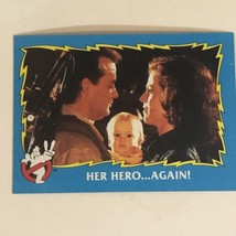 Ghostbusters 2 Vintage Trading Card #80 Her Hero Again - £1.55 GBP