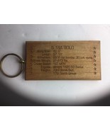 Wooden KEYCHAIN U.S. AIR FORCE McCord AFB B-18A   - $456.47 MXN