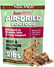 Real Meat Boosters Air Dried Dog Food W/Real Beef &amp; Wild-Caught Salmon For Enhan - $45.99