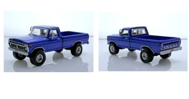 1:64 Scale Ford F-250 Lifted Off Road 4x4 Pickup Truck Diecast Model Blue - £30.59 GBP