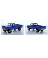 1:64 Scale Ford F-250 Lifted Off Road 4x4 Pickup Truck Diecast Model Blue - £30.80 GBP