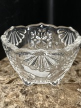 MIKASA Snowflake Candle Holder (Votive) 3 Foot Clear Glass 3” – Made in ... - £7.52 GBP