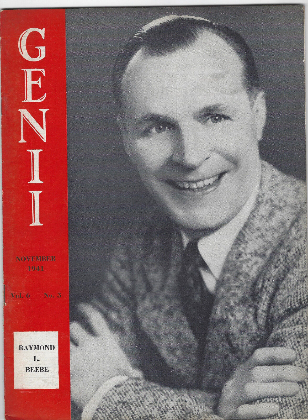 Genii The Conjurors&#39; Magazine November 1941 Vol. 6 No. 3 - $9.75