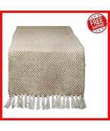 Heavyweight Stone Cotton Table Runner 15x72” - Perfect for Special Occas... - $457.31 MXN