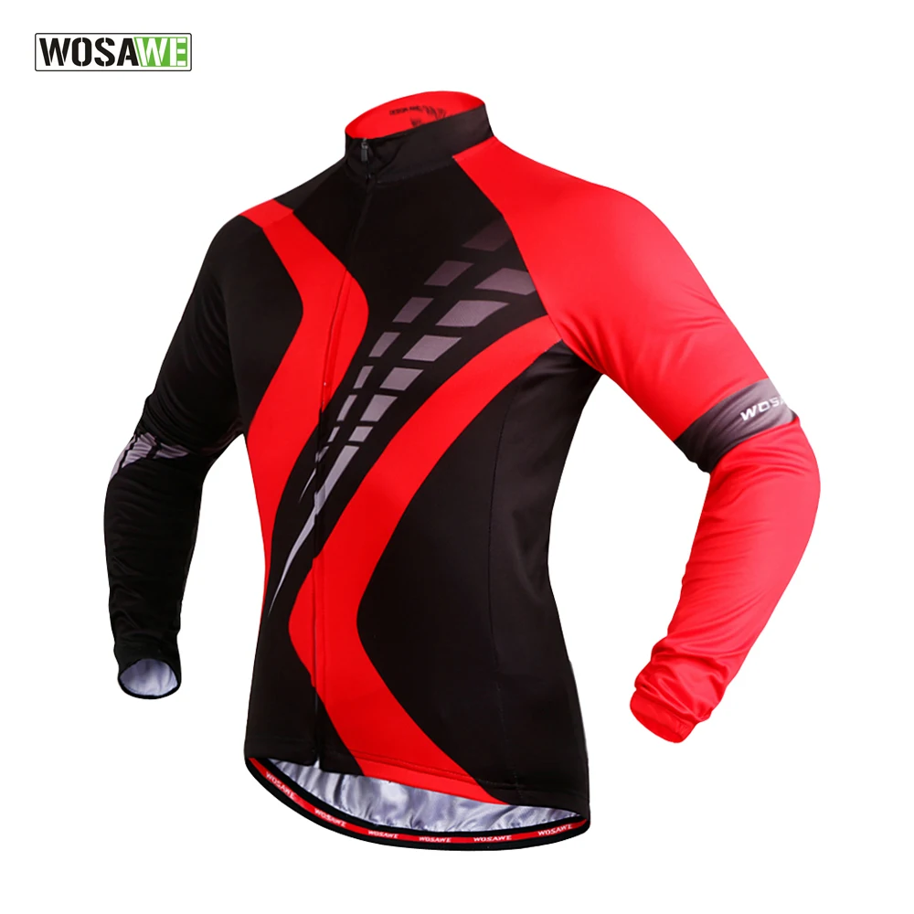 Sporting WOSAWE Thin Bicycle  Long Sleeve Road MTB Bike Cycling Clothing Sportin - £42.36 GBP