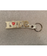 3&quot; Love Plastic Key Ring *Pre-Owned/Unused* DTC - $13.60 CAD