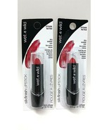 ( LOT 2 ) WET N WILD HOT RED DTC540A Silk Finish Lipstick New-SEALED *FR... - $15.83