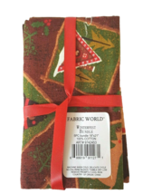 NEW Fat Quarter Bundle Fabric World Winterfest 18x21&quot;  Cotton Holiday Crafts - £15.29 GBP