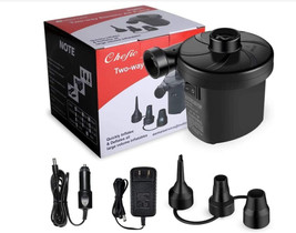 Electric Air Pump For Swimming Ring Pools Inflatables Deflator Beds Matt... - $293.02 MXN