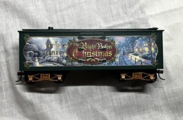 Thomas Kinkade The Night Before Christmas Talking Train Box Car-HO Scale - $65.00