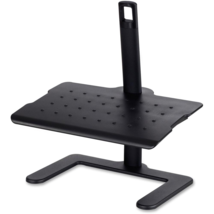 Safco Adjustable-Height Footrest - 3.50&quot; - 16&quot; Adjustable Height - Black - £141.55 GBP