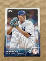 2015 Topps Baseball Card Ivan Nova New York Yankees #382 - £1.53 GBP