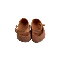 Vintage Clone Doll Strap Flats in Peach—Mary Jane Style Shoes, Small Size - $186.21 MXN