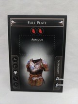 *Punched* Path Of Exile Exilecon Full Plate Normal Trading Card - £19.71 GBP