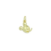 Gold Cute mouse Charm Pendant, Sku#LD688 - £1.52 GBP