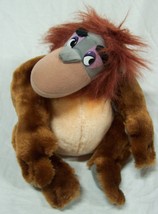Disney Parks Vintage Jungle Book King Louie Orangutan 8&quot; Plush Stuffed Animal - £23.74 GBP