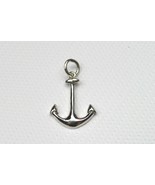 NEW- Small 925 Sterling Silver Anchor Pendant 18mm - £12.90 GBP