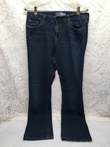 Signature Levi Strauss &amp; Co. Mid Rise Straight Blue Jeans Size 14 M Women&#39;s - £8.56 GBP