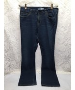 Signature Levi Strauss &amp; Co. Mid Rise Straight Blue Jeans Size 14 M Women&#39;s - £8.48 GBP